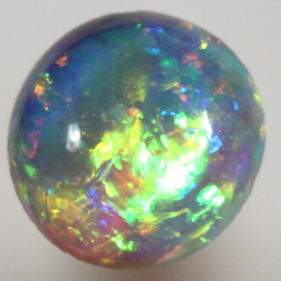 SOLID SEMI BLACK OPAL Bright rolling flashes in a 3D pattern SEE VIDEO